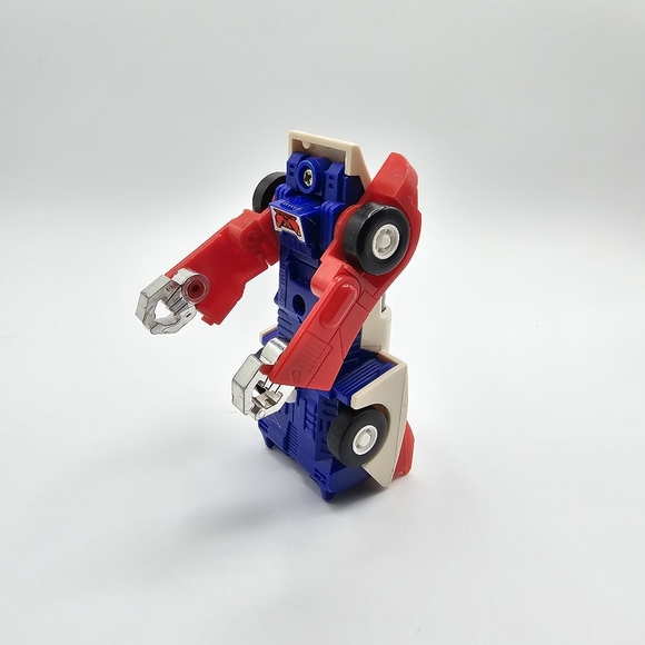 TOMY COMMANDRONS Action Figure MOTRON Race Car Super Alternators 1985 Moving - Picture 7 of 10